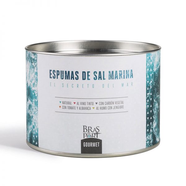 Espumas de sal marina española. Tarro 100 gr.