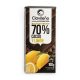 Chocolate Negro 70% cacao con limón sin azúcares añadidos